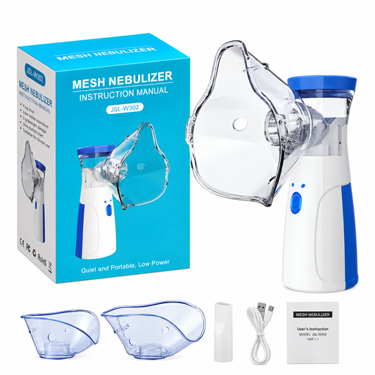 (PENDIENTE) Nebulizador Portátil de Malla para Niños y Adultos | Silencioso y Fácil de Usar